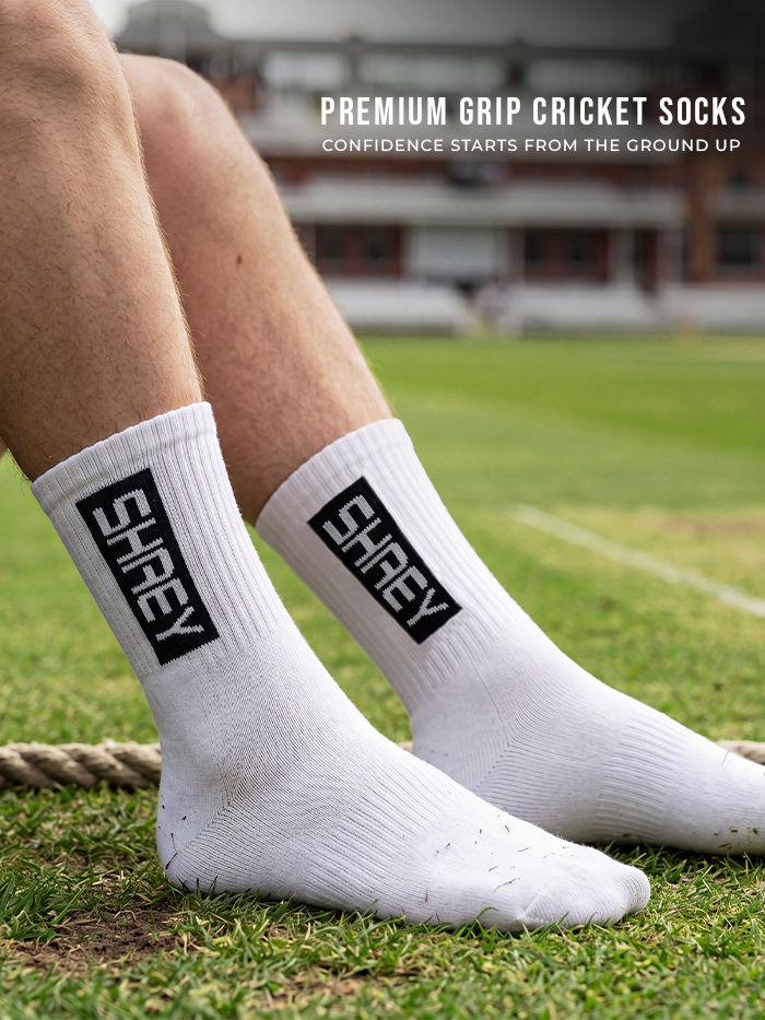 Shrey Premium Grip Plus Cricket Socks - Bamboo Fibre Detail