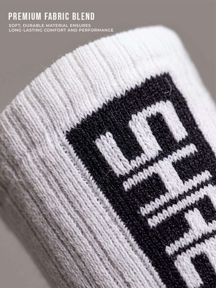 Shrey Premium Grip Plus Cricket Socks - Flat Toe Seam & Grip Welt Detail