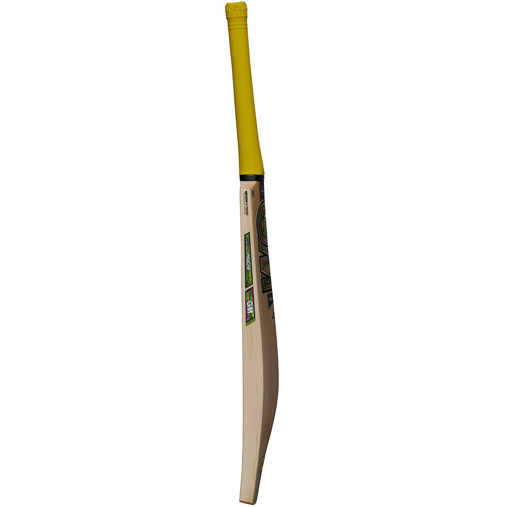 GM Psyche 606 cricket bat back profile