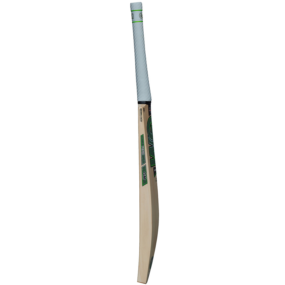 GM Verva Signature cricket bat back profile