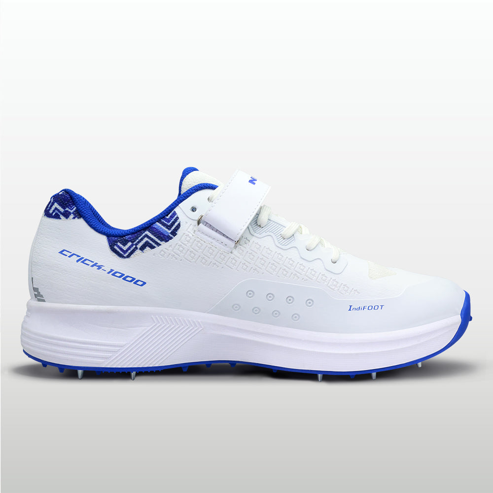 Nivia Crick 1000 2.0 Batting & Bowling Cricket Shoes - Medial View