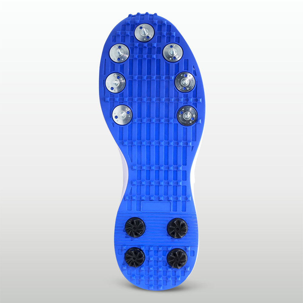Nivia Crick 1000 2.0 Batting & Bowling Cricket Shoes - 11-Spike TPU Outsole