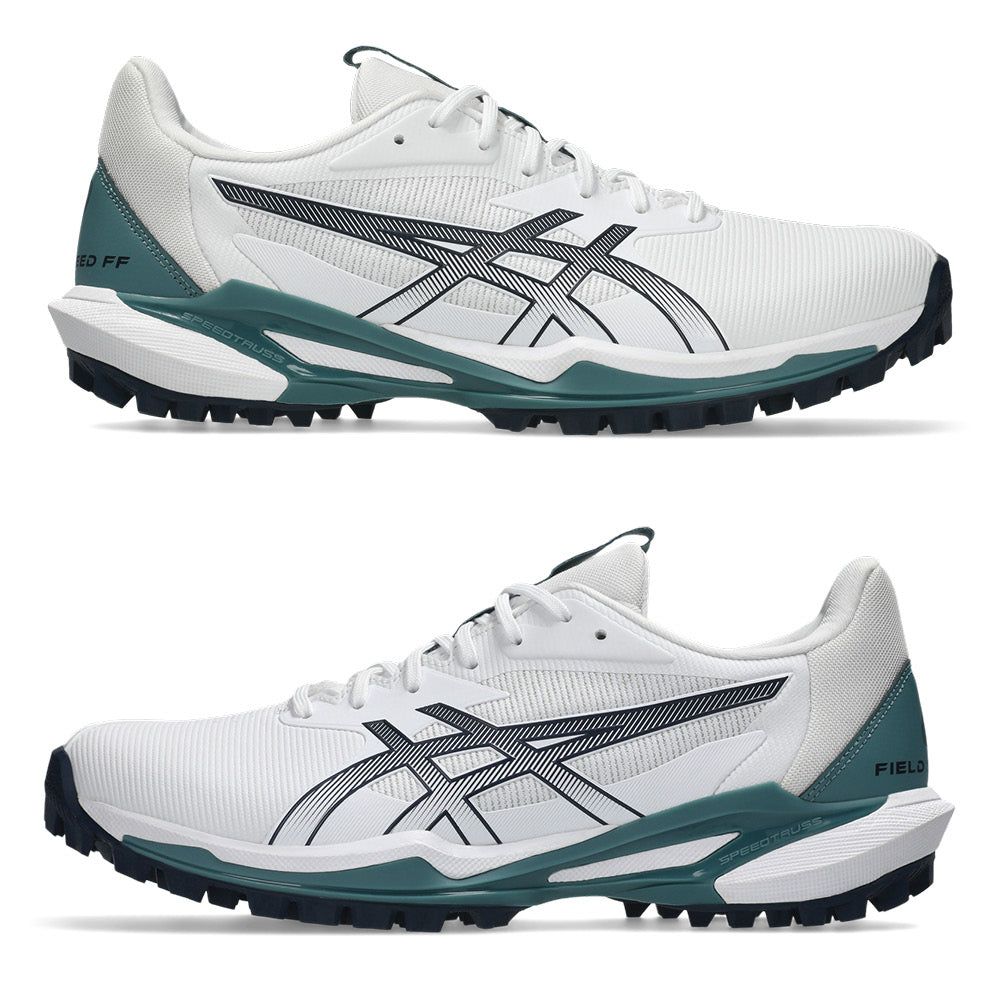ASICS FIELD SPEED FF 2 cricket shoes White/Midnight