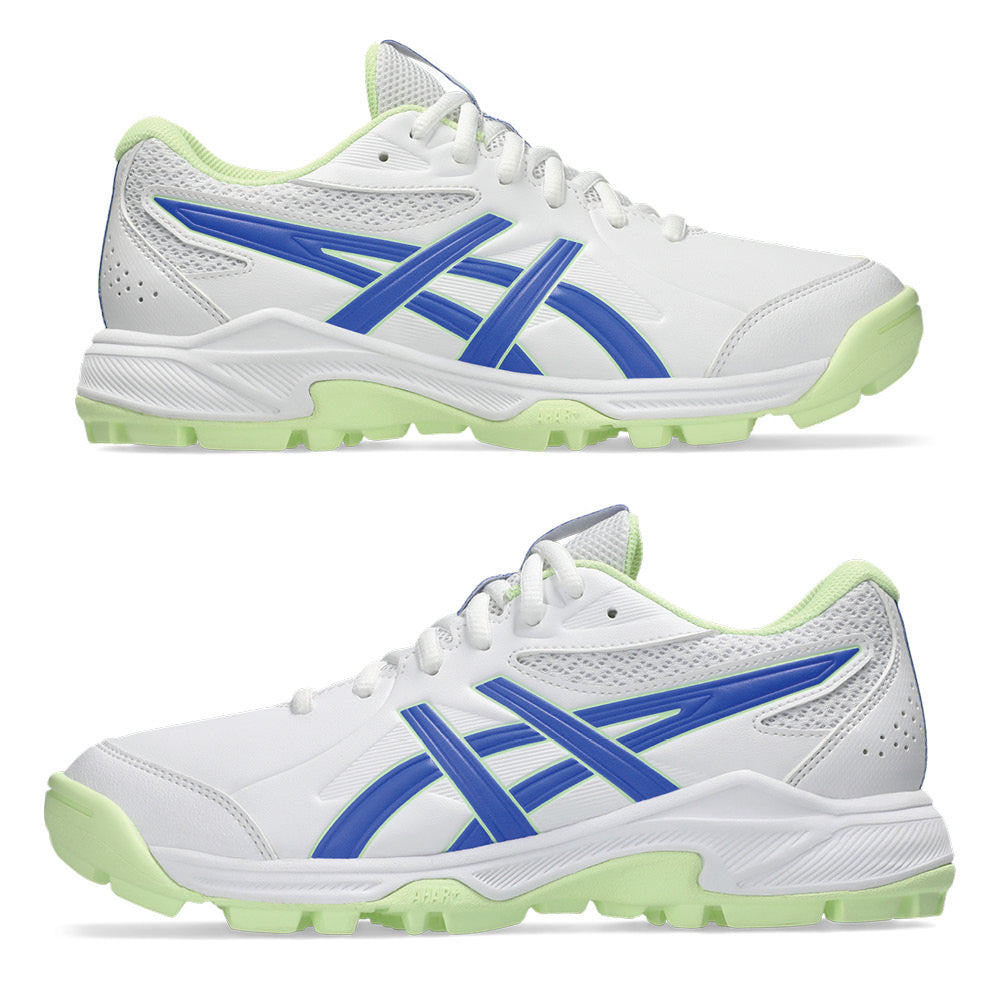 ASICS GEL-PEAKE 3 cricket shoes White/Neon Blue