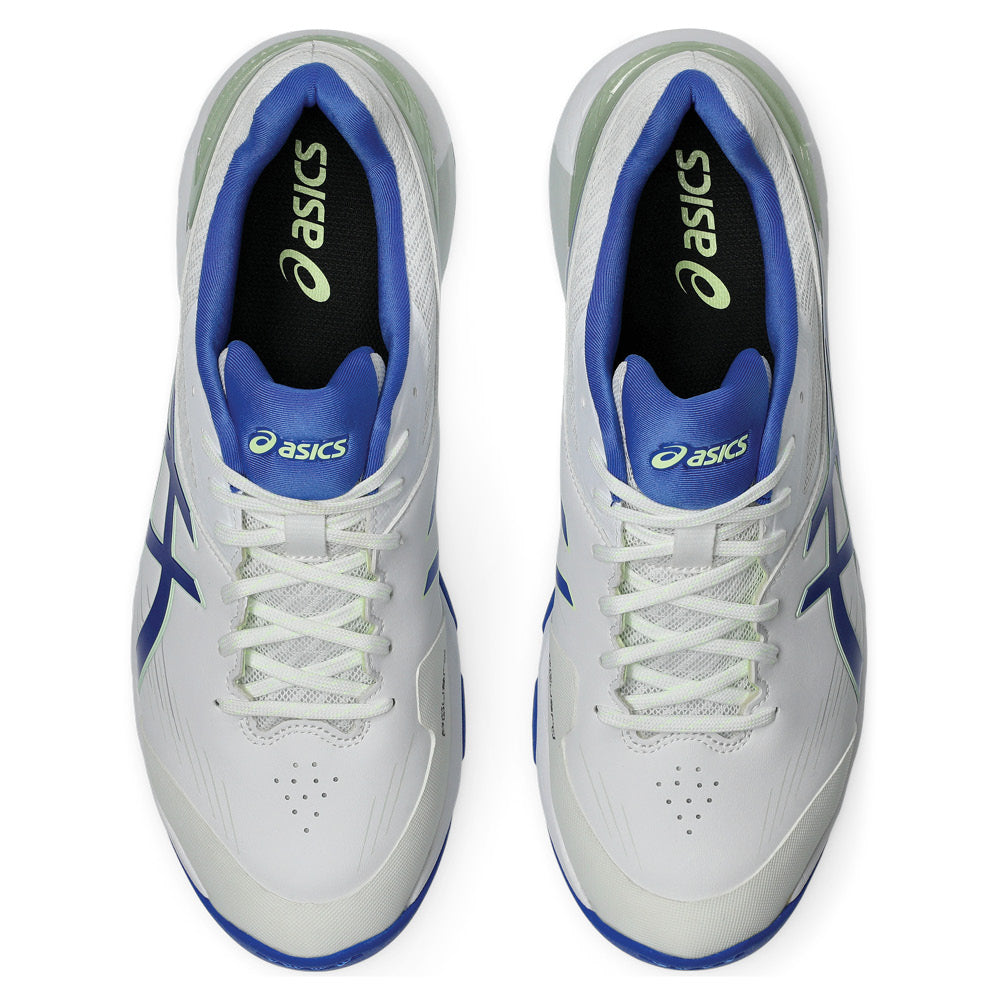 ASICS 350 NOT OUT FF White/Neon Blue side view