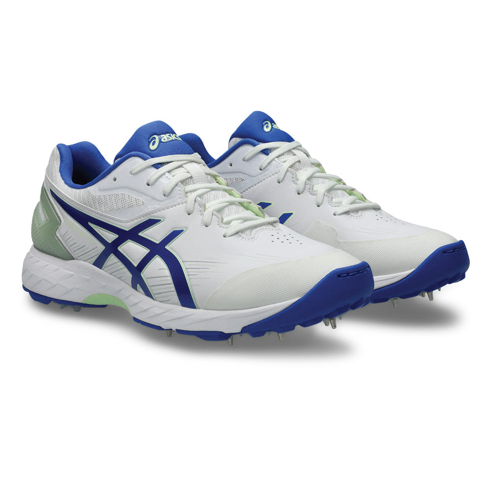 ASICS 350 NOT OUT FF White/Neon Blue spike outsole