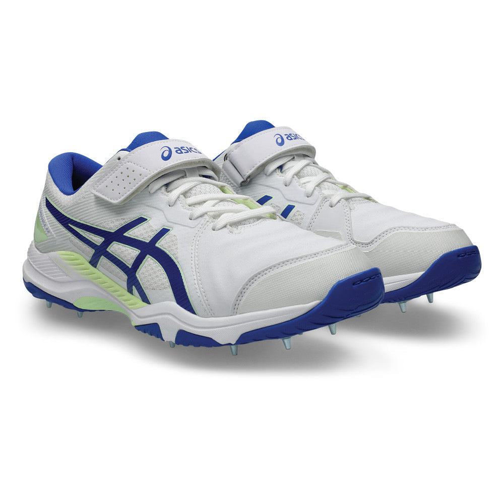 ASICS SPEED MENACE FF White/Neon Blue spike outsole