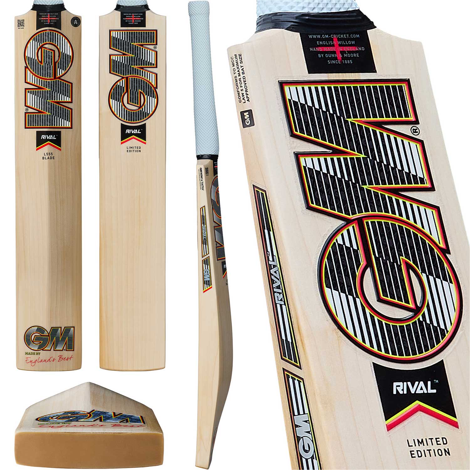 GM Rival 404 Cricket Bat 2026 - Short Handle