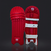 Pro Players Cricket Batting Pads - Red