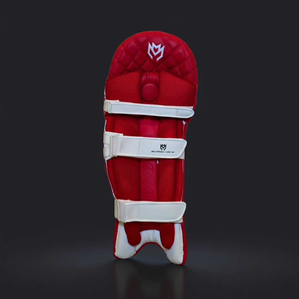 Pro Players Cricket Batting Pads - Red