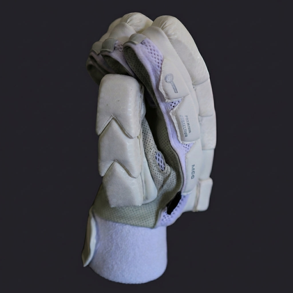 Players Edition Batting Gloves - Pure White