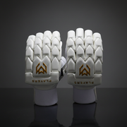 Players Edition Batting Gloves - White & Gold