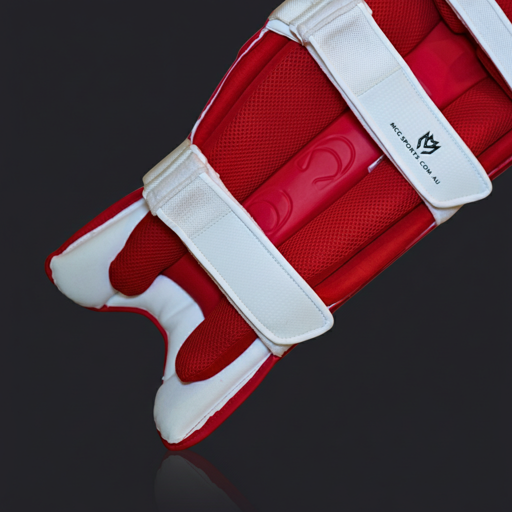 Pro Players Cricket Batting Pads - Red