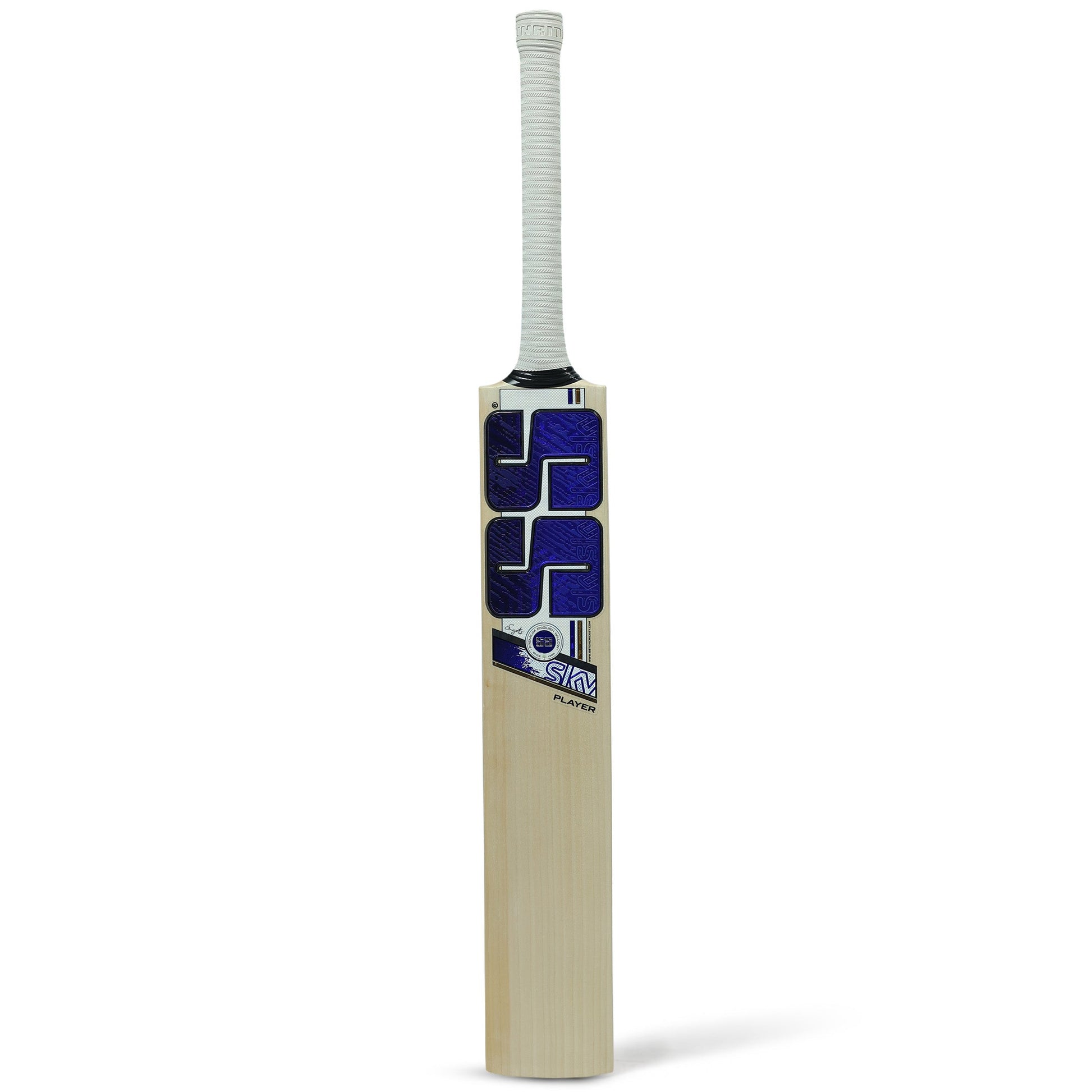 SS SKY Players English Willow cricket bat - front face view