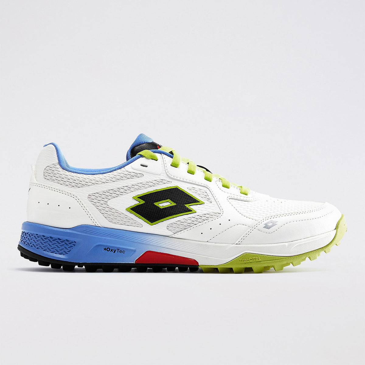 Lotto Blaze Hit cricket shoe outer side showing PU reinforcement panels
