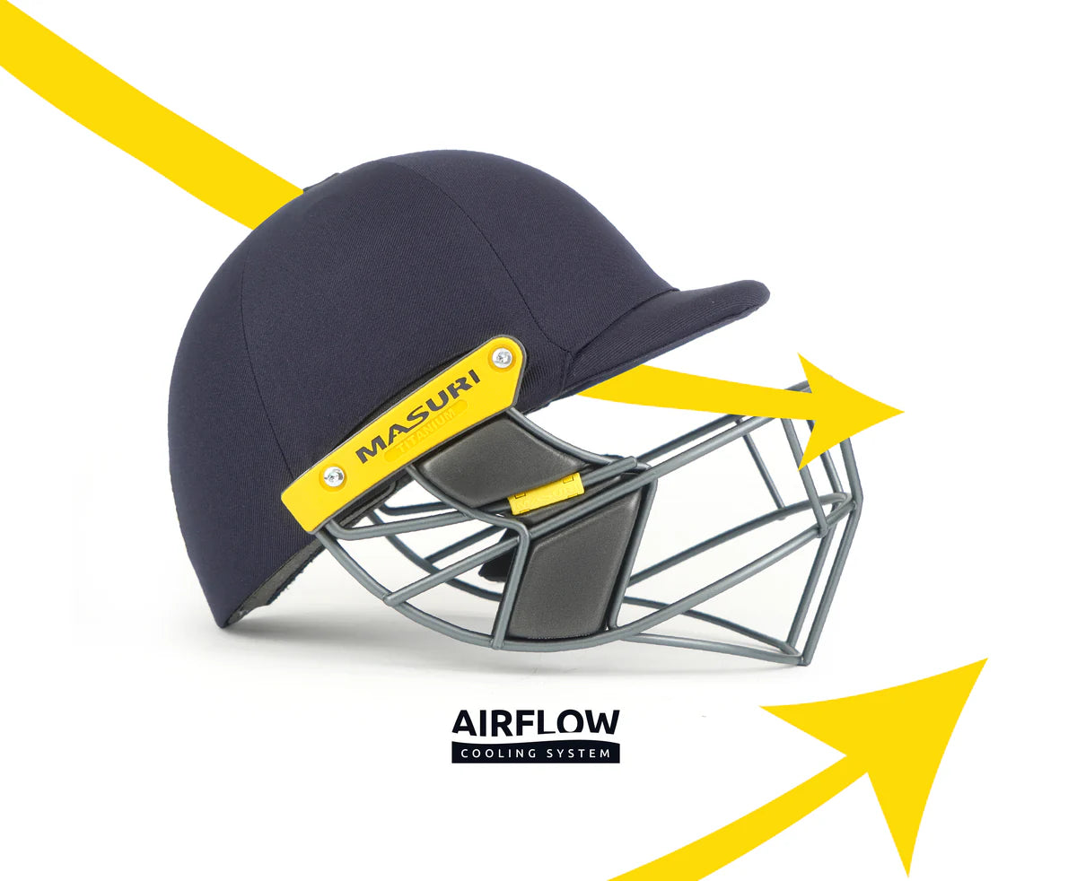 Masuri T Line Titanium Cricket Helmet | Ultra-Lightweight Titanium Faceguard | BS7928 Certified (Copy)