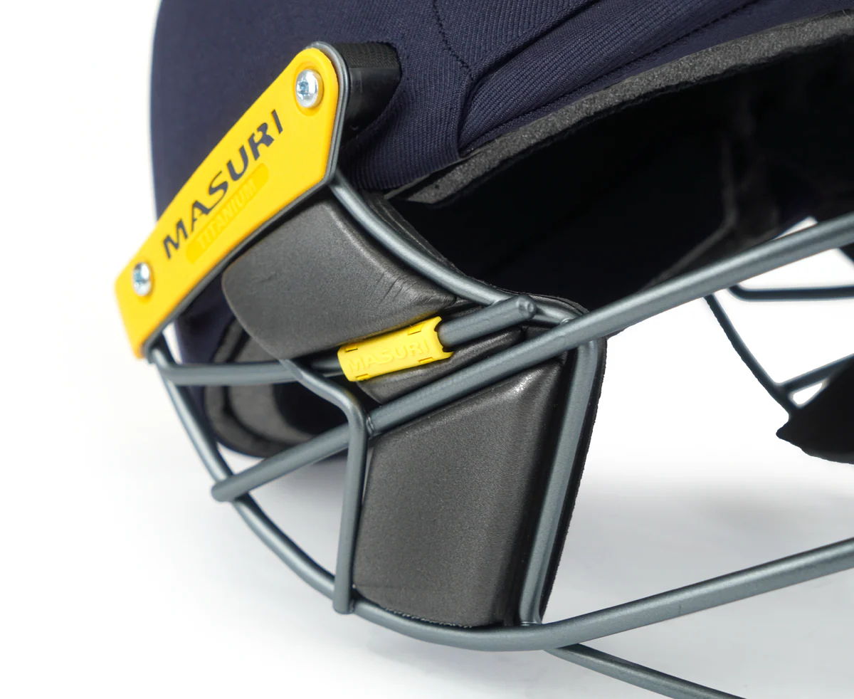 Masuri T Line Steel Cricket Helmet – Original Series MK2 | Cloth Covered Traditional Design | BS7928 Certified