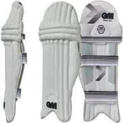 GM Noir 404 adult batting leg guards 2026/27 - pair shown front and side