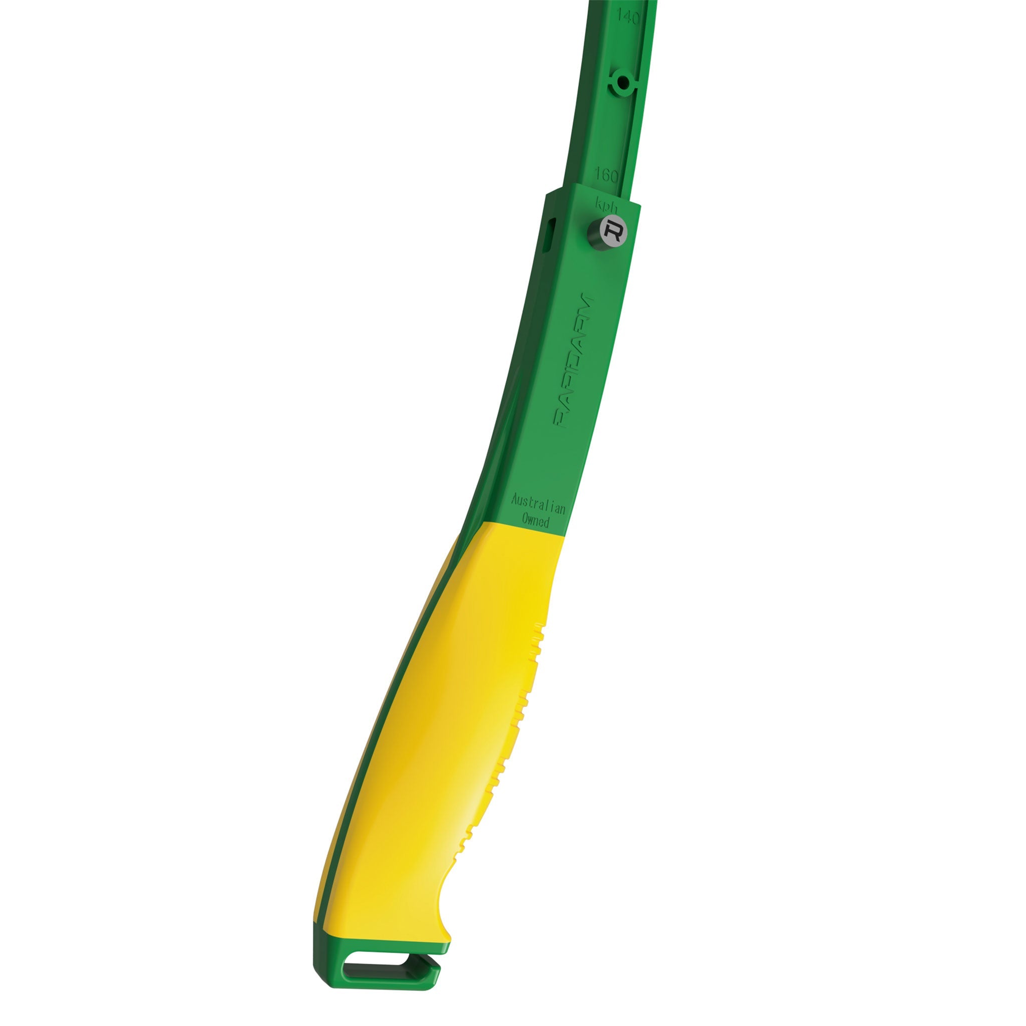 RapidArm+ ergonomic handle close-up
