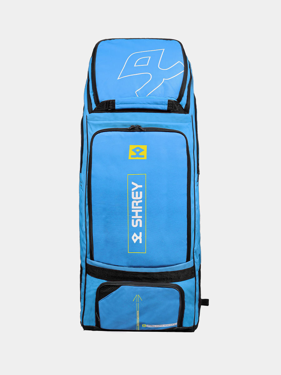 Shrey Legacy Duffle Wheelie 80 - Brittany Blue - Hero Shot