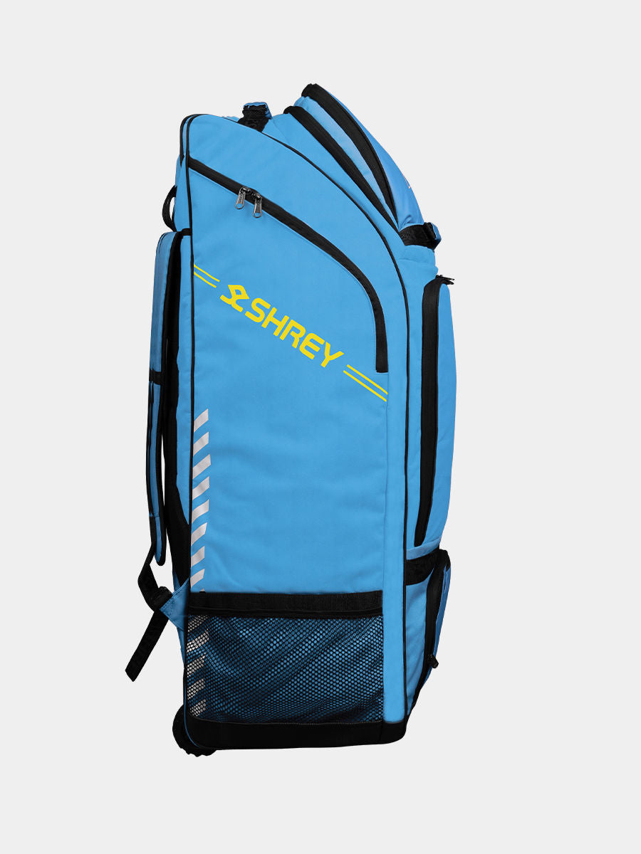 Shrey Legacy Duffle Wheelie 80 - Brittany Blue - Interior / Bat Compartment
