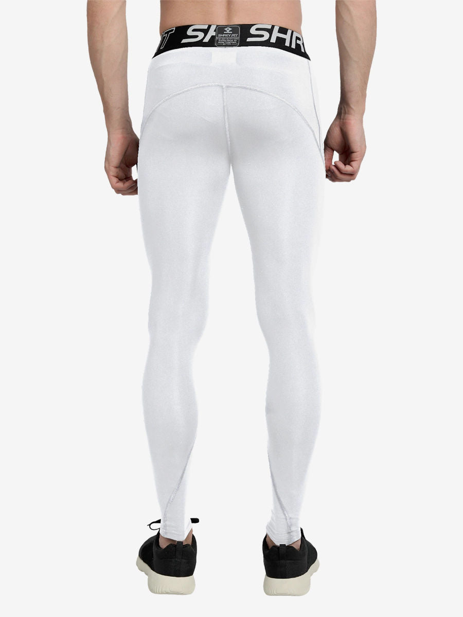 Shrey Intense Compression Long Tights White - Side