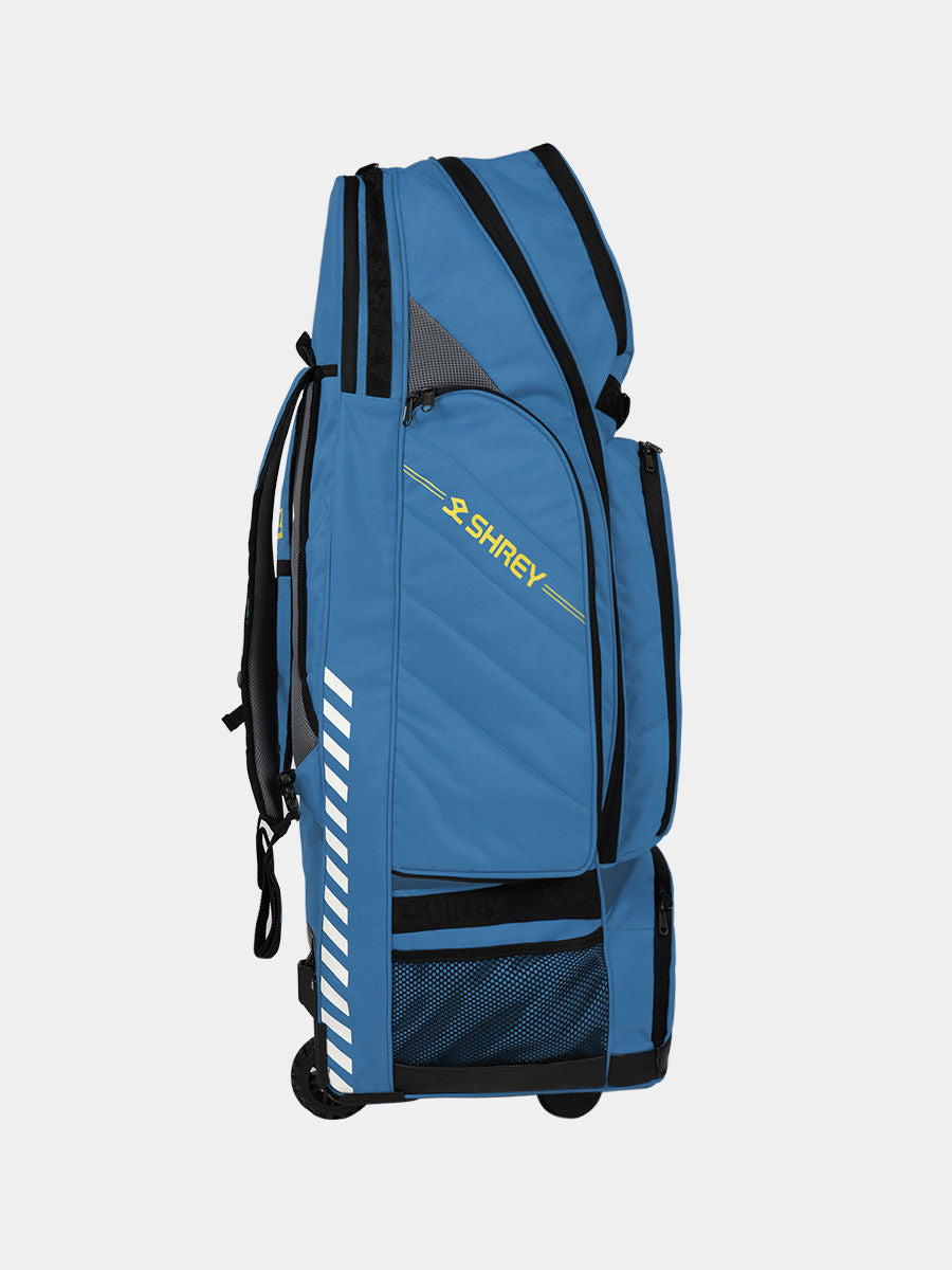 Shrey Legacy Duffle Wheelie 120 - Brittany Blue - Interior Compartments