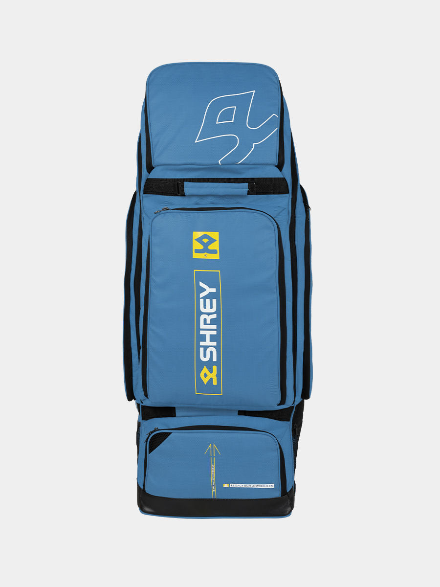 Shrey Legacy Duffle Wheelie 120 - Brittany Blue - Hero Shot