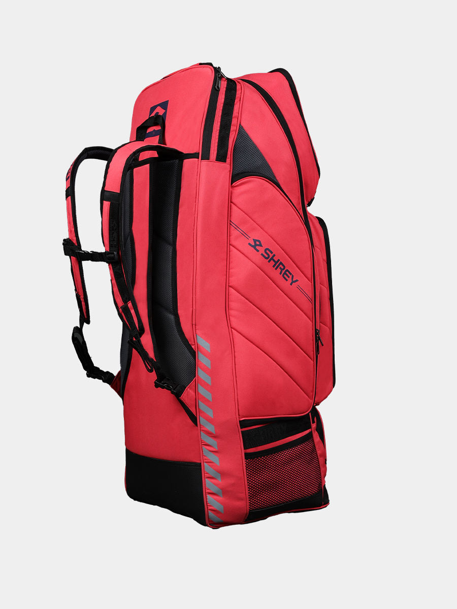 Shrey Legacy Duffle Wheelie 120 - Radiant Red - Interior Compartments