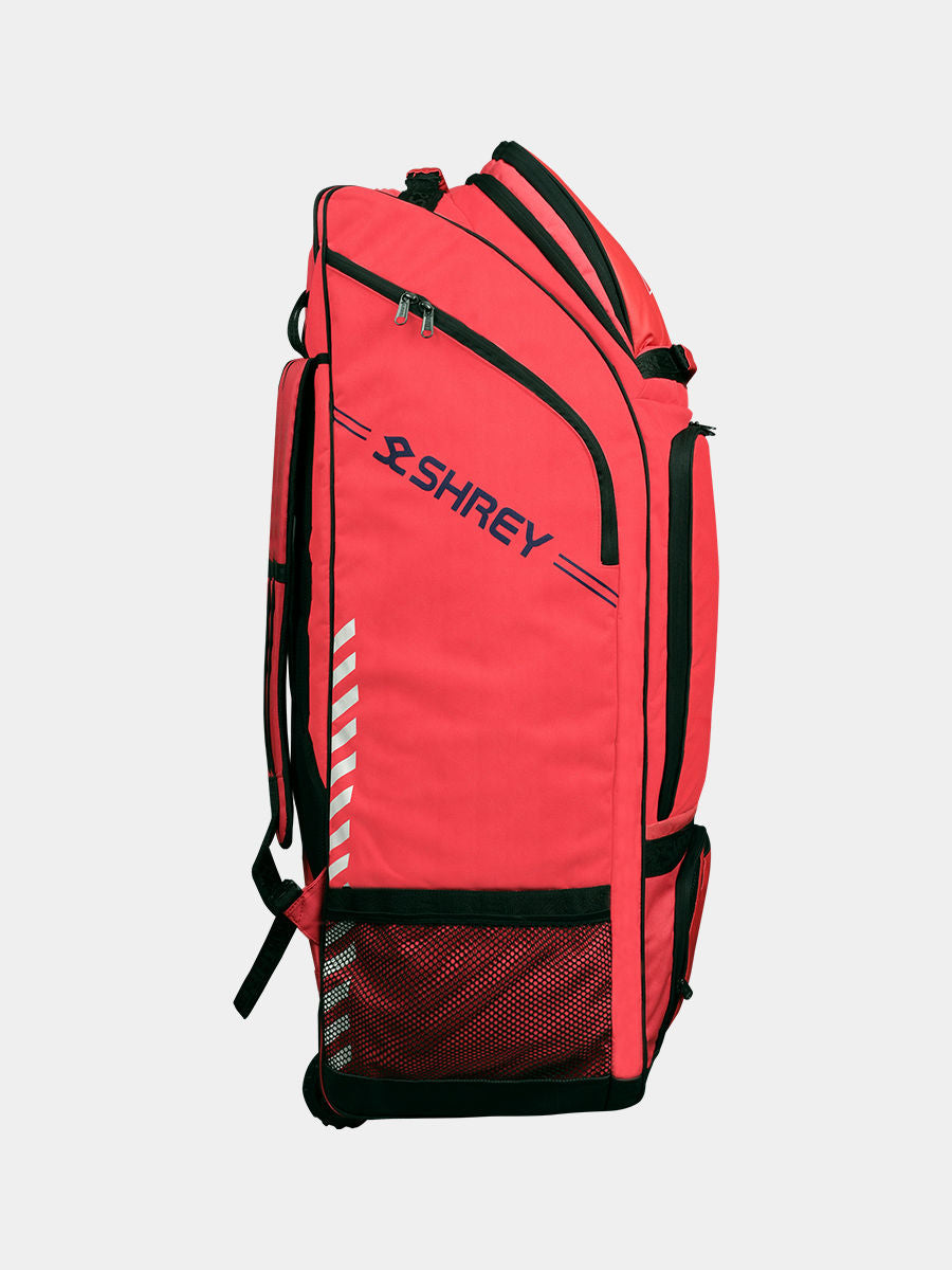 Shrey Legacy Duffle Wheelie 80 - Radiant Red - Interior / Bat Compartment