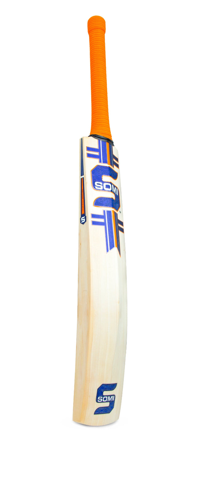 SOMI MSD Phase cricket bat face and sticker detail