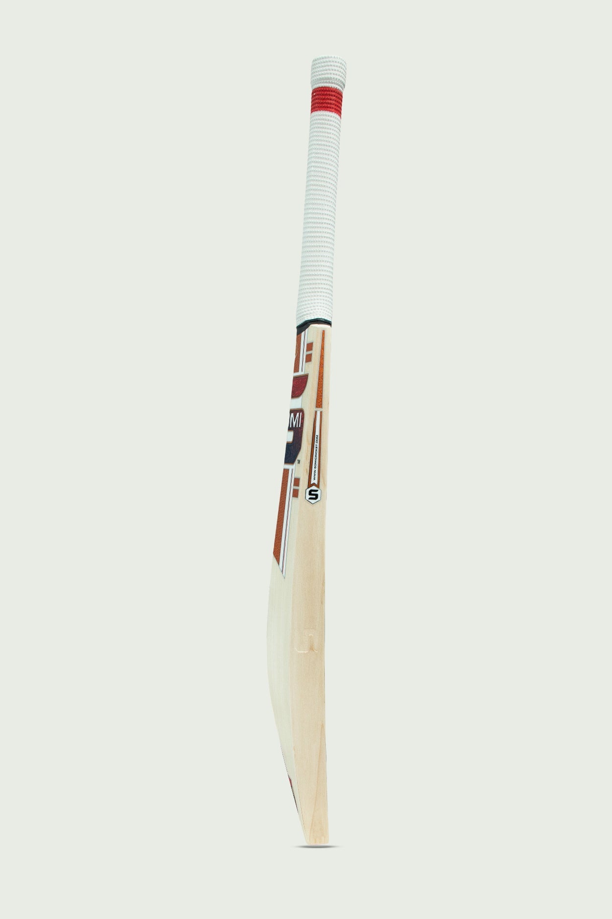 SOMI Rock cricket bat side profile and edge view