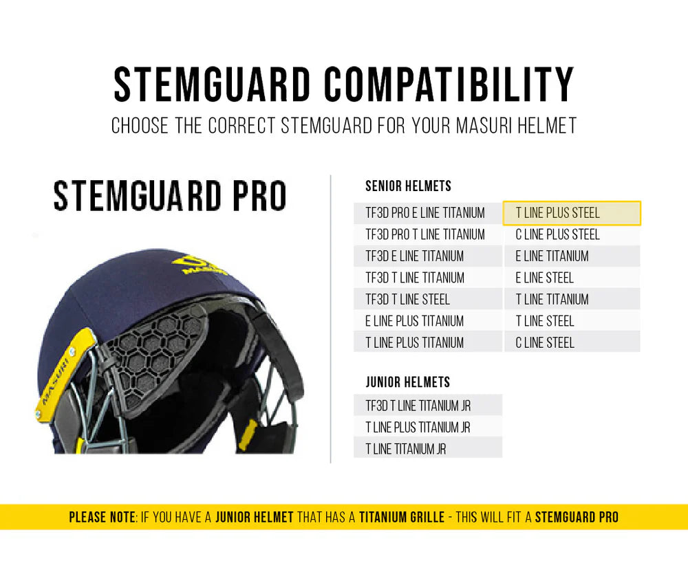 Masuri T Line Plus Titanium Cricket Helmet | Ultra-Lightweight Titanium Faceguard | BS7928 Certified