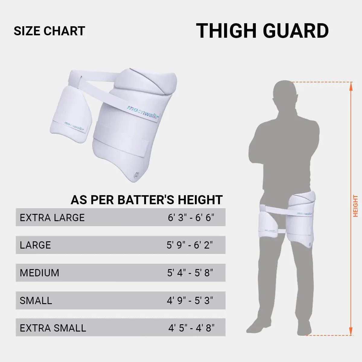 Moonwalkr 2.0 Thigh Guard | Lightweight Cricket Protection