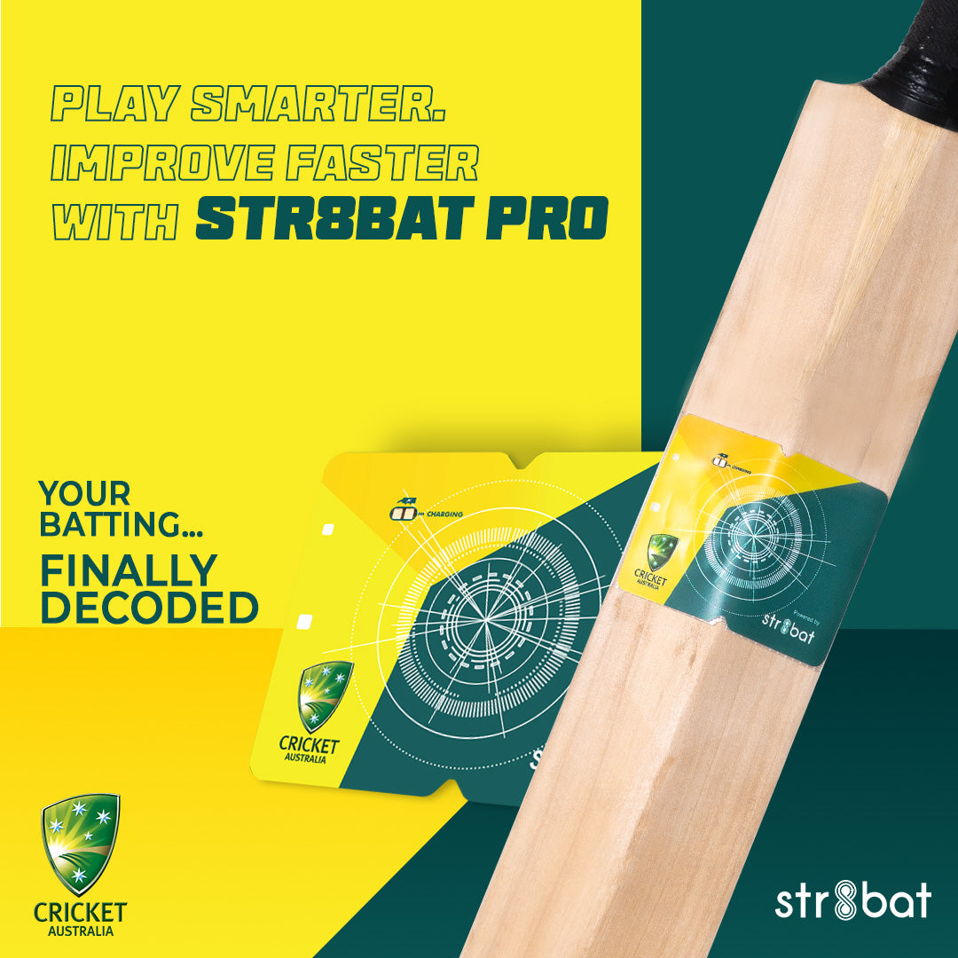 str8bat Pro Cricket Bat Sensor - hero product image