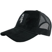 SS Marwari Stallion Suede Cricket Cap Black - Hero