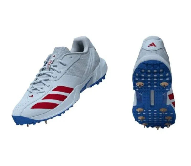 Adidas 22YDS Spike blue cricket shoes - pair view