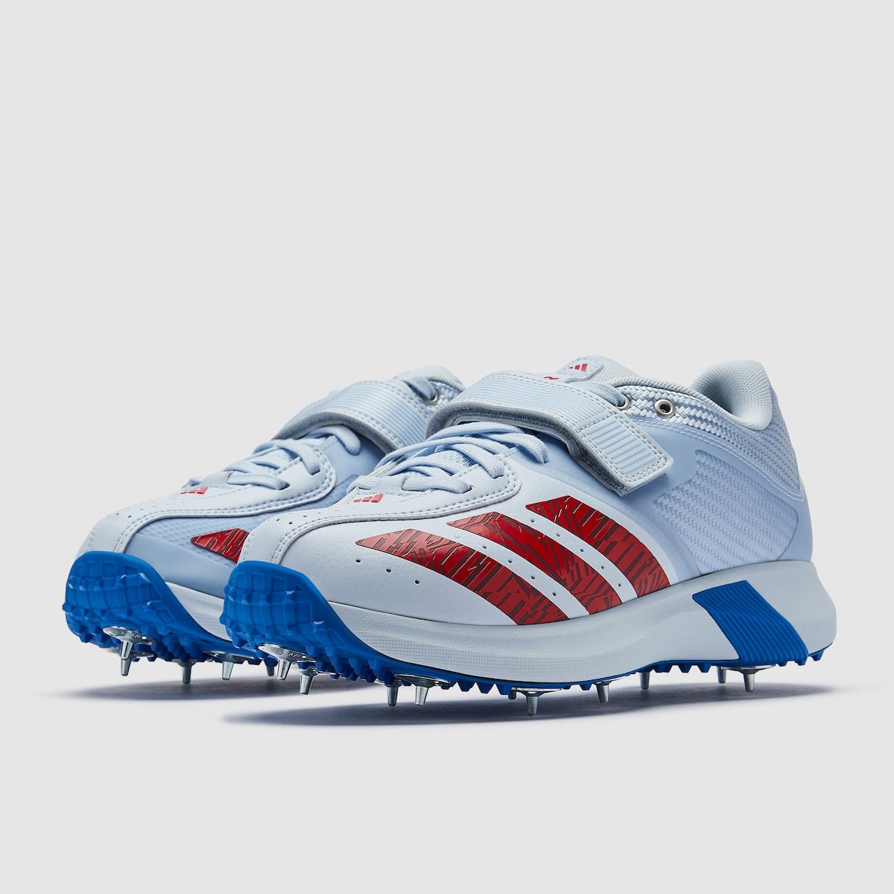 Adidas Adipower Incurza Vector 20 cricket bowling spikes in blue
