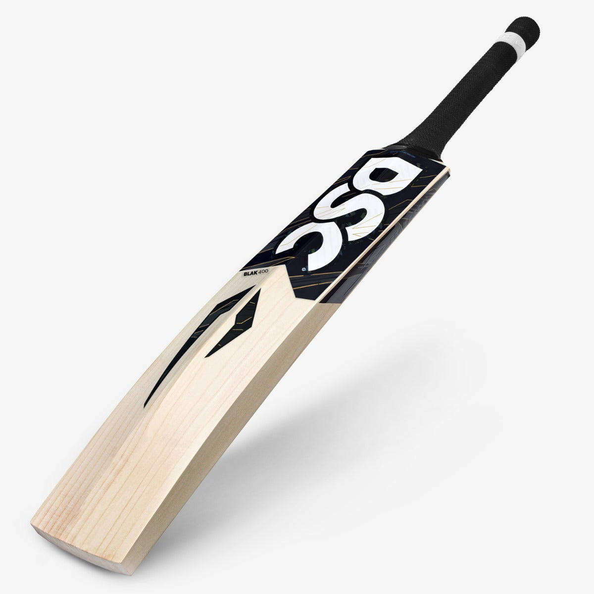 DSC BLAK 400 Grade 1 English willow cricket bat - full face view