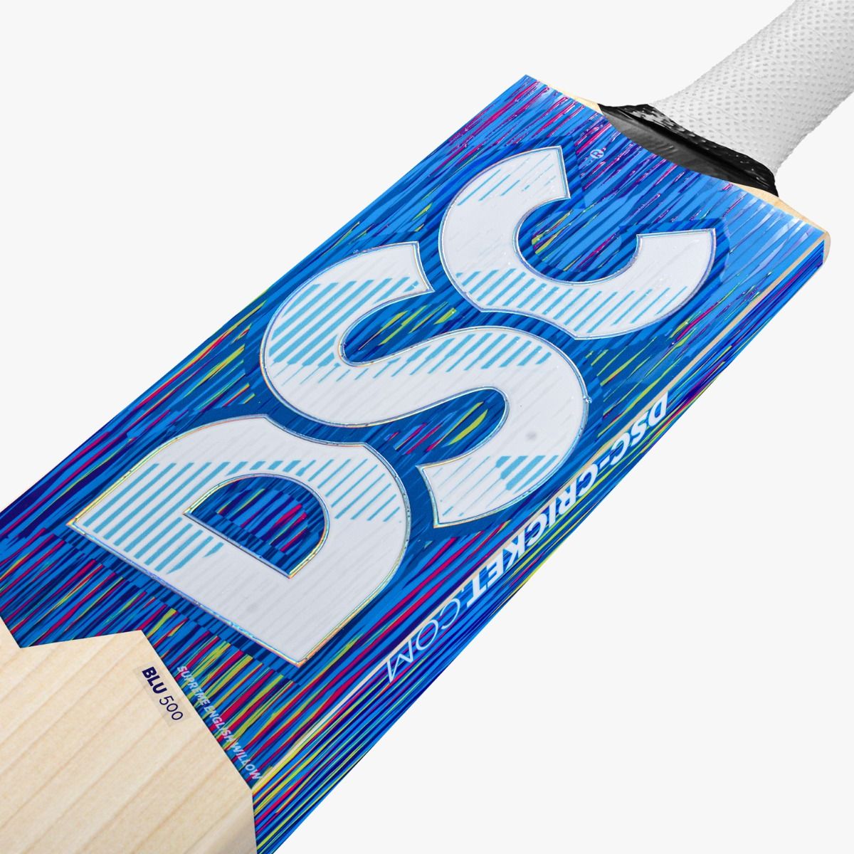 DSC BLU 500 English Willow Cricket Bat - Profile View