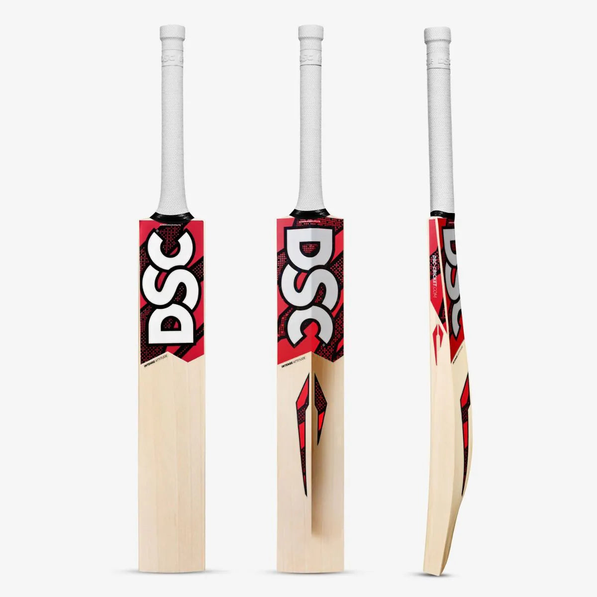 DSC Intense Attitude 2026 English willow cricket bat - front face view
