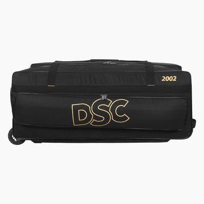 DSC Black 2002 Wheelie Cricket Kit Bag – 167L Full-Foam Padded