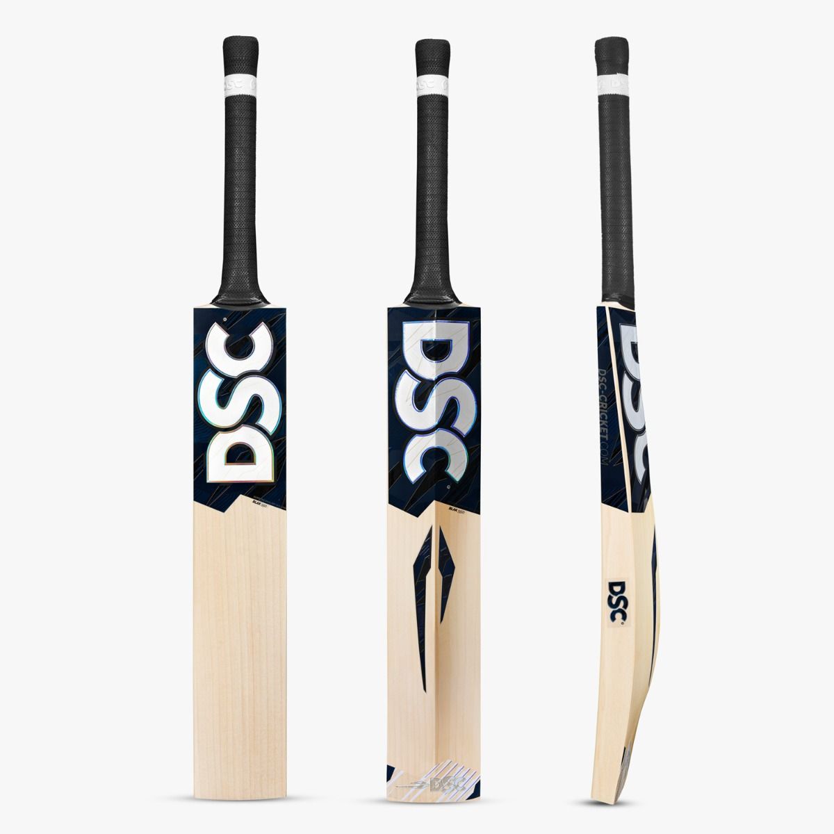 DSC BLAK 550 English Willow Cricket Bat - Front Face