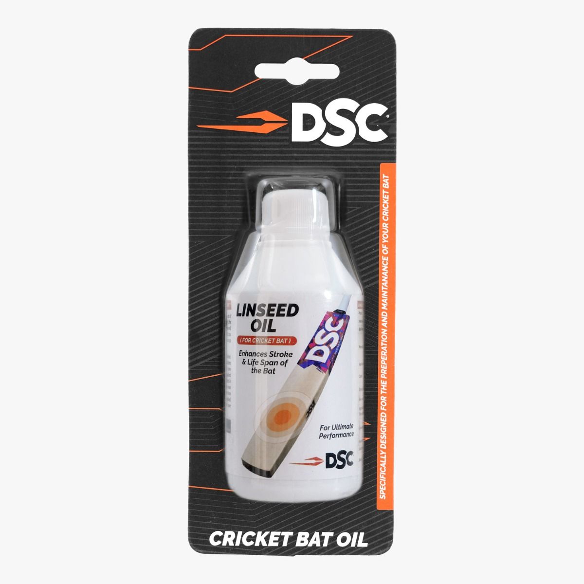 DSC Linseed Oil for Cricket Bats 100ml - Front Label