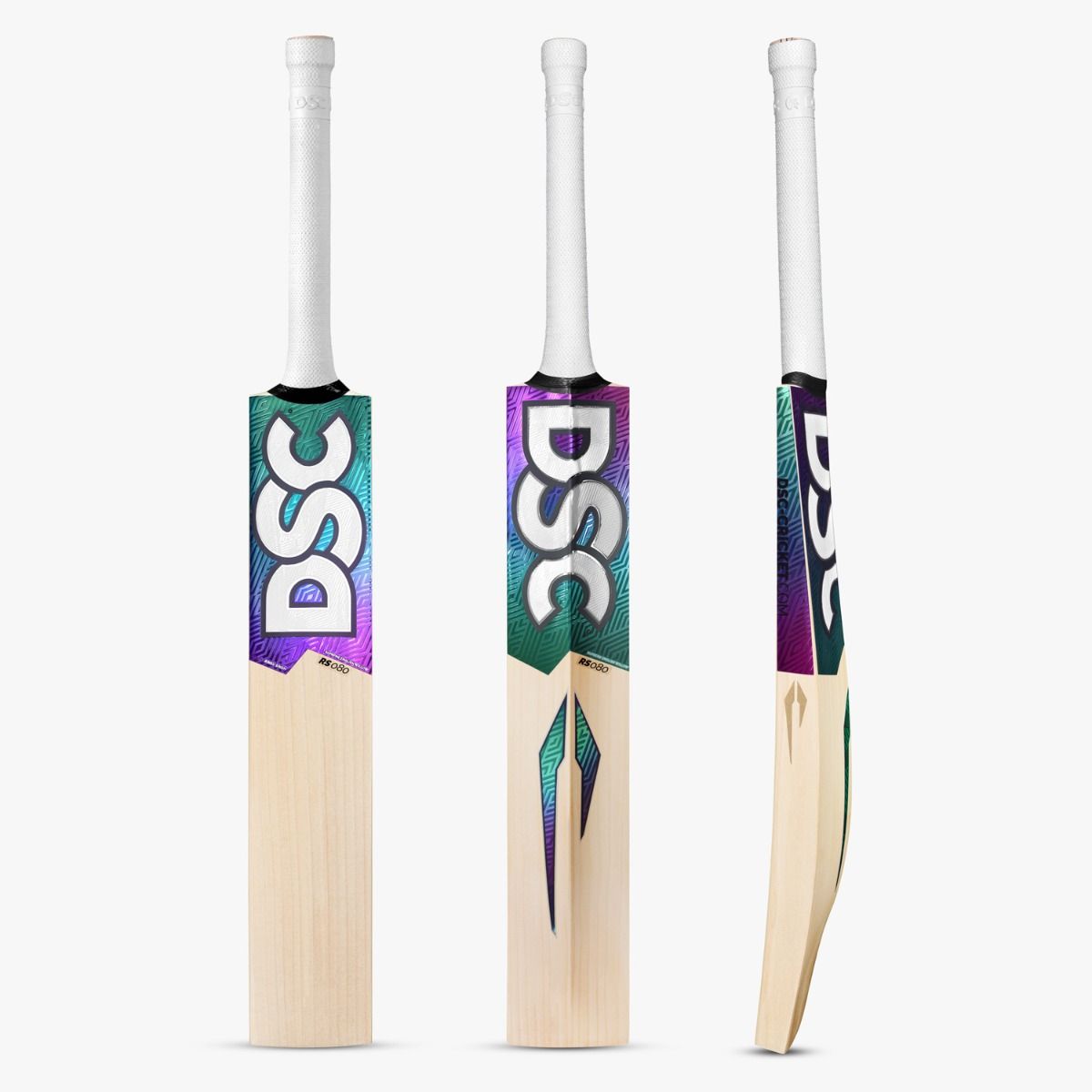 DSC RS 080 English Willow Cricket Bat - Front Face - Rinku Singh Player Edition
