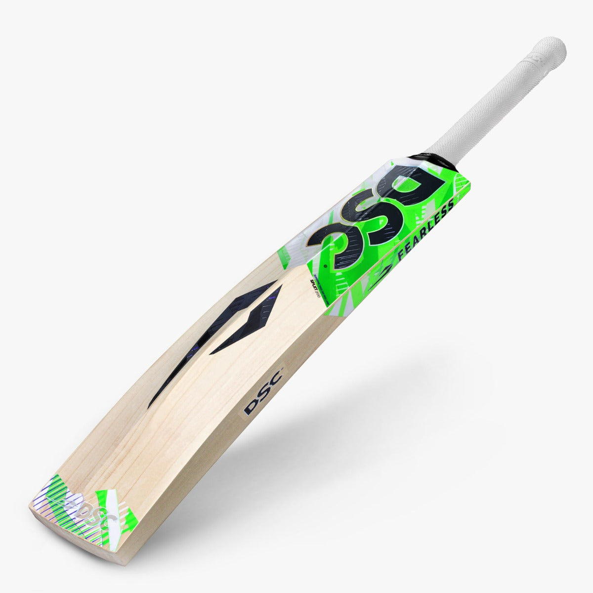 DSC SPLIIT 200 Grade 3+ English willow cricket bat - full face view