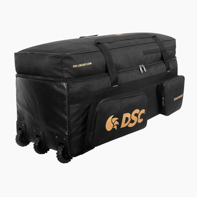 DSC Black Team Wheelie Cricket Kit Bag – 220L Tour Bag