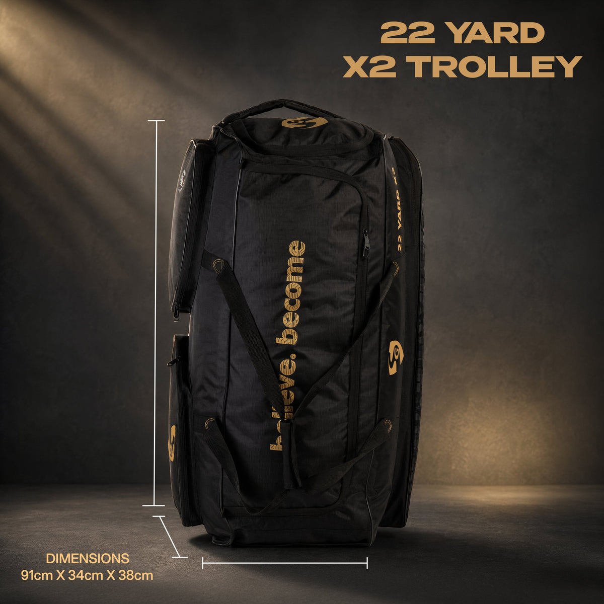 SG 22 Yard X2 cricket kit bag feature overview