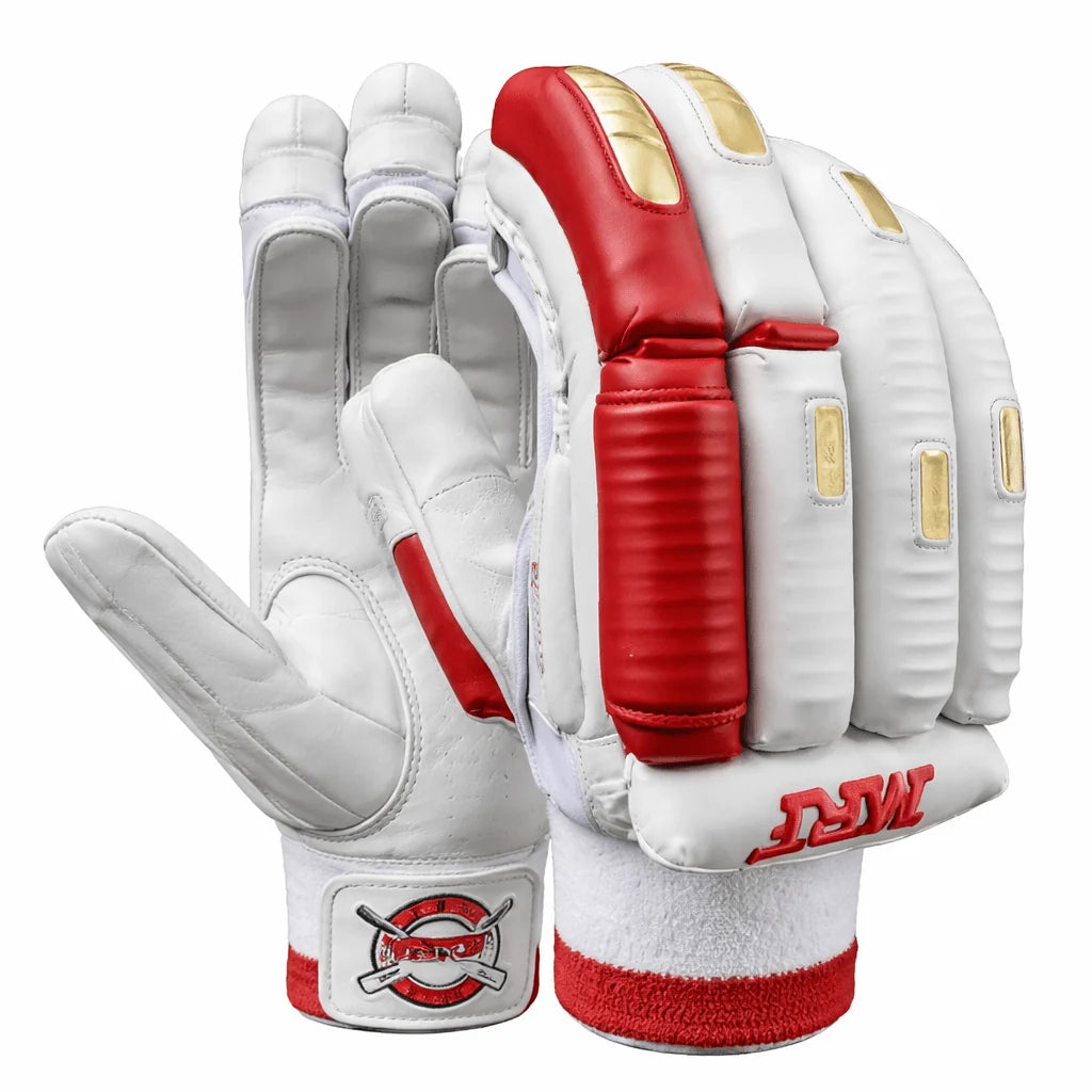 MRF Genius Prince Cricket Batting Gloves - Sheepskin Leather, Mens