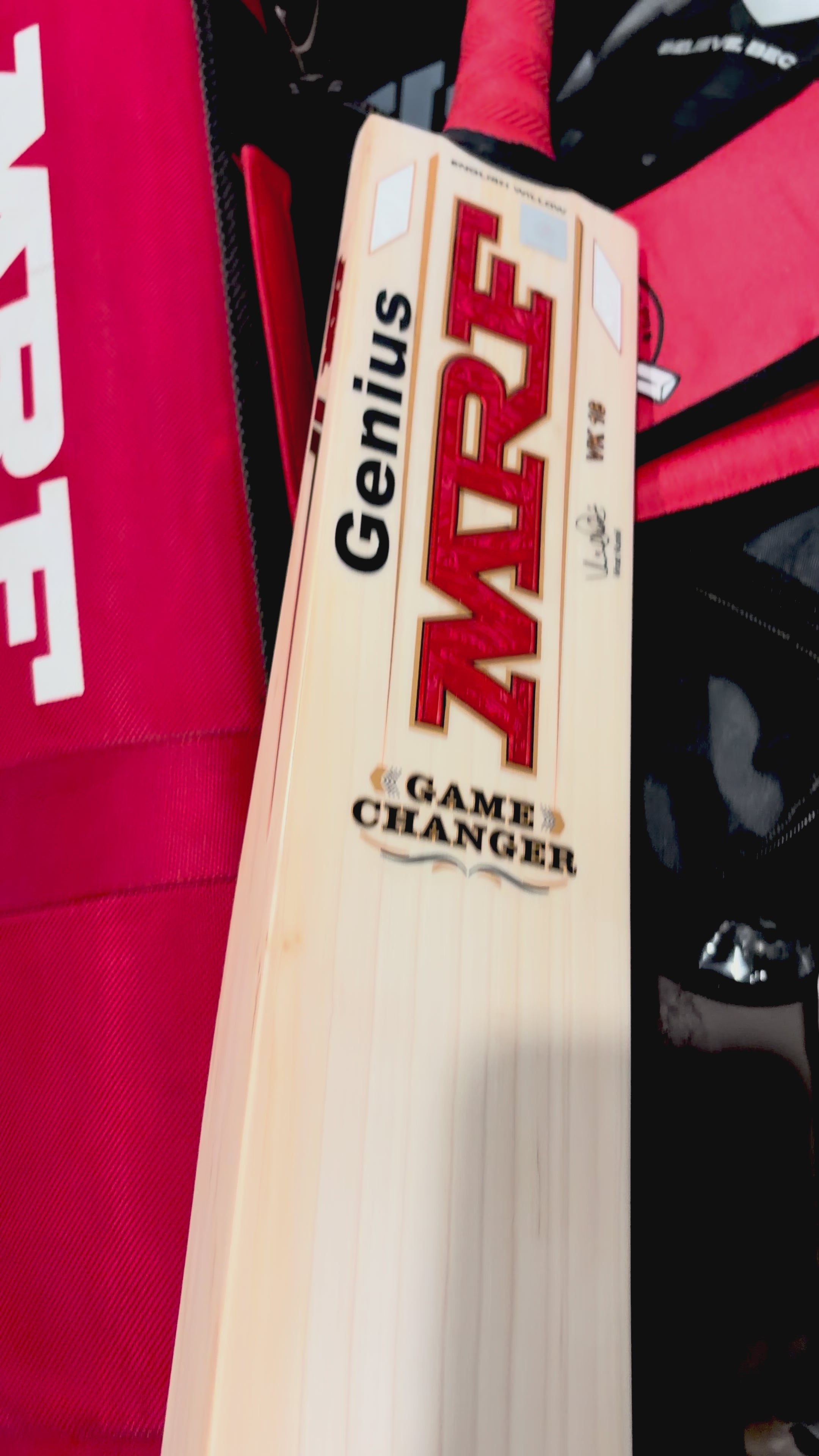 Load video: MRF - VK Game Changer Players Cricket Bat